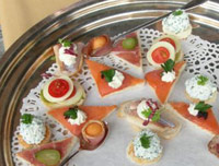 Wedding appetizer tray