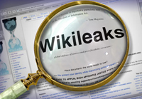 WikiLeaks website screenshot