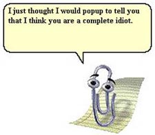 Paper clip animation from Microsoft Word