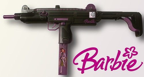 Barbie Uzi gun