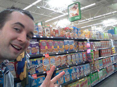 Cereal in America grocery store