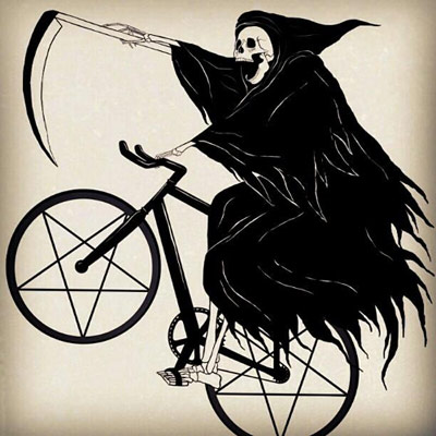 Death on a bicycle