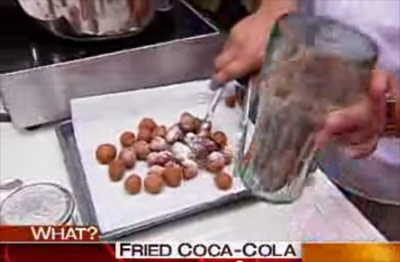 Deep fried Coca-Cola