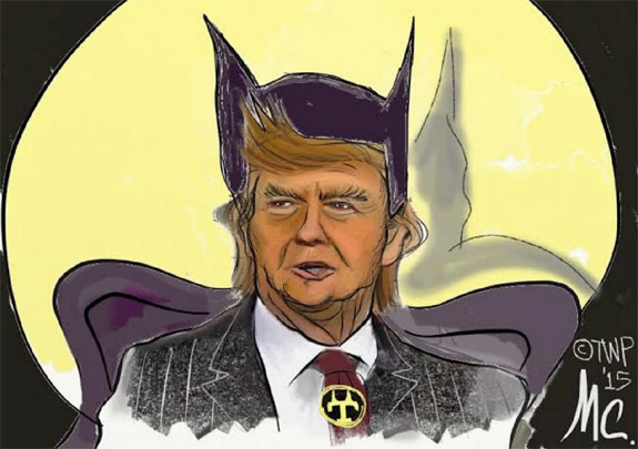 Donald Trump as Batman