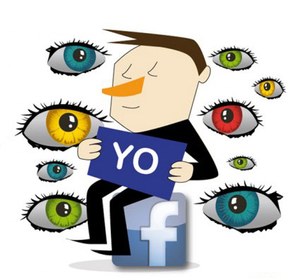 All eyes on Facebook logo