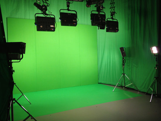 Green screen studio