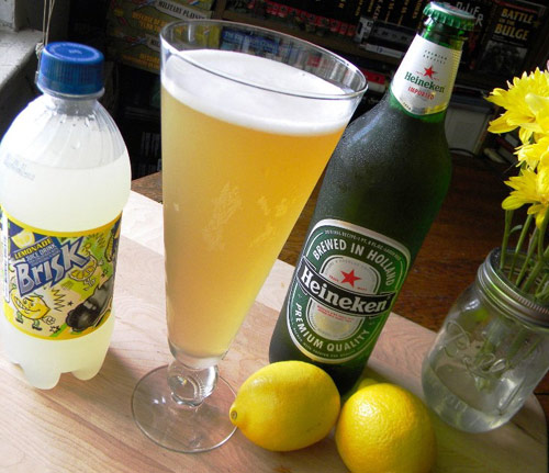 Homemade shandy powder mix