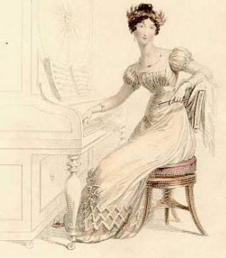 Lady playing piano