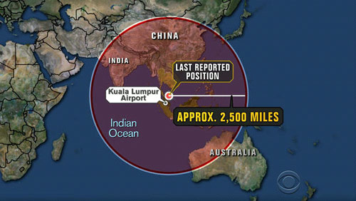 Malaysia plane map