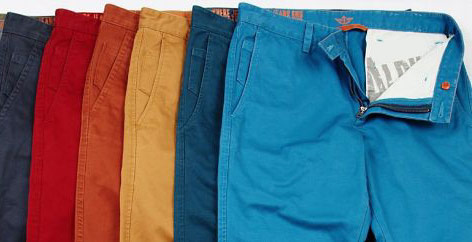 Colorful men's shorts