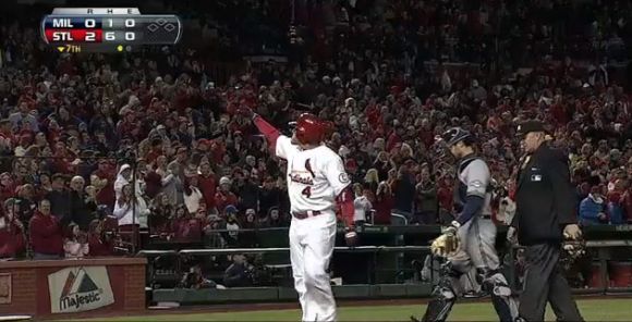 Molina homerun wins for Cardinals