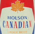 Molson Canadian beer