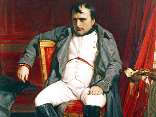 Napoleon Emperor of France disappointed