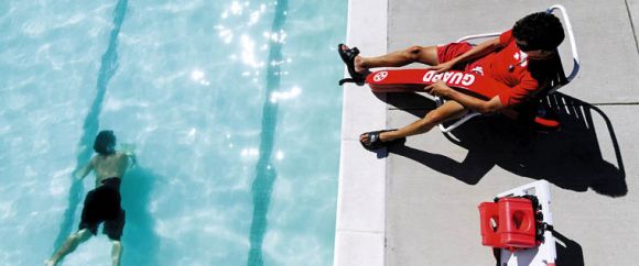 Pool boy lifeguard