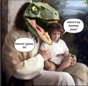 Raptor Jesus funny