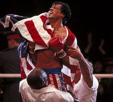 Rocky IV winning moment