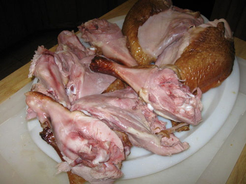 Undercooked turkey