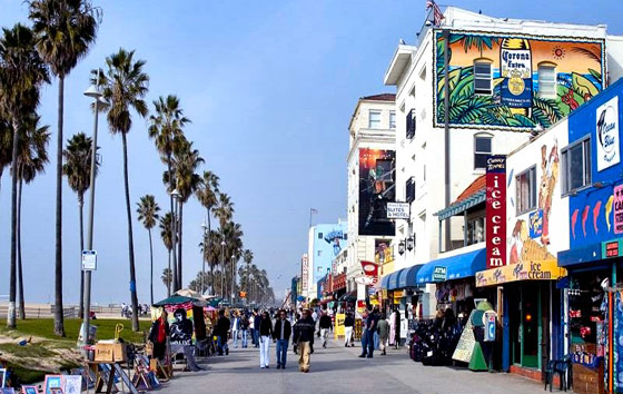 Venice Beach boardwalk