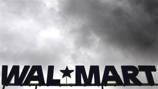 Walmart cloudy sign