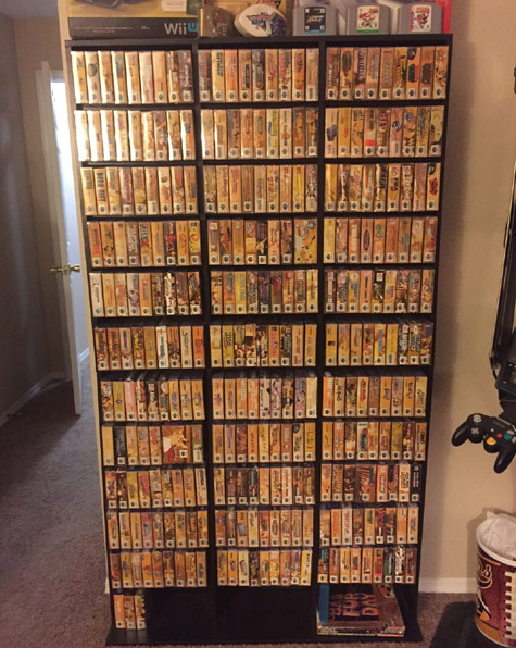 Wii Games Bookshelf