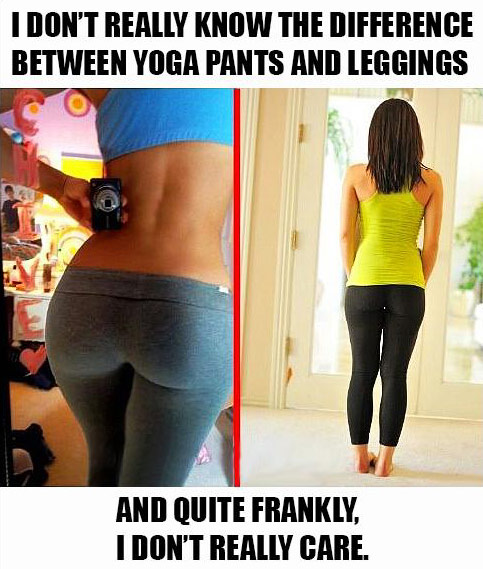 Difference between yoga pants and leggings