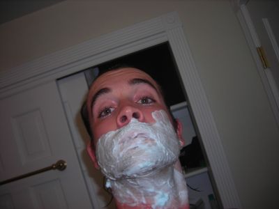 shaving cream face