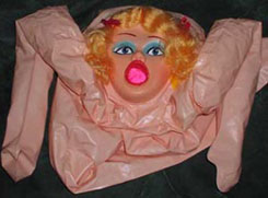 Joke blow sales up doll