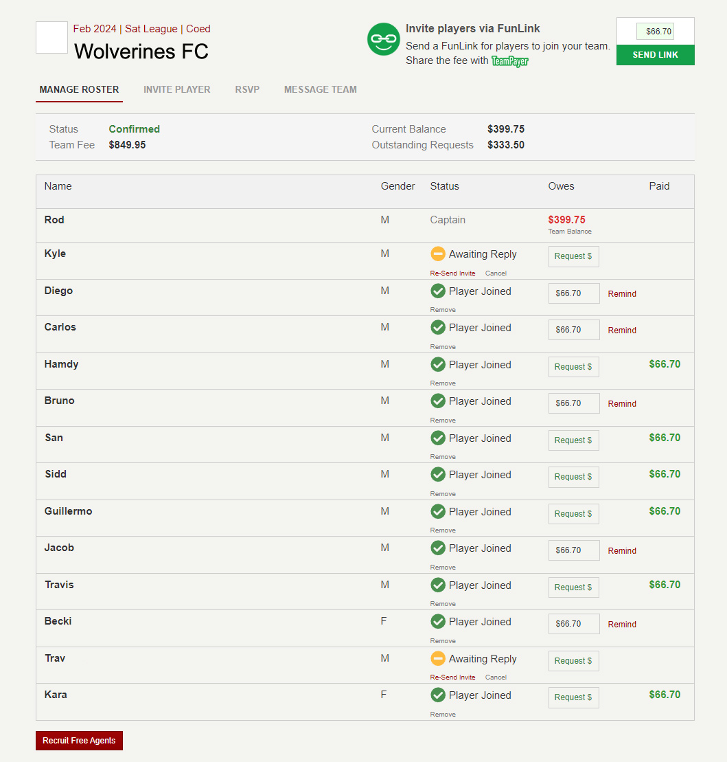 SOPFC Team Dashboard