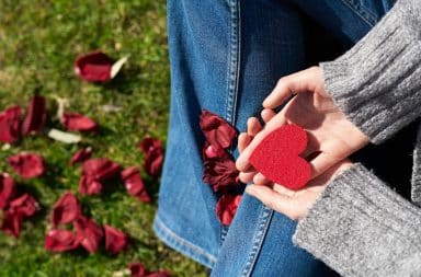 Valentine heart felt