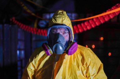Breaking bad yellow hazmat suit