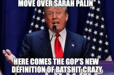 Trump: Move over Sarah Palin