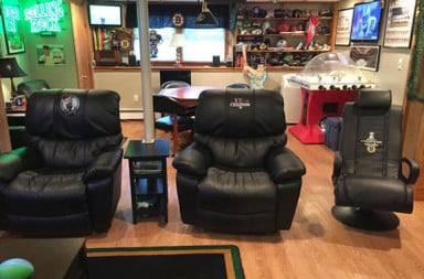 Man cave recliner