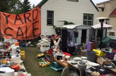 Dump of a yard sale