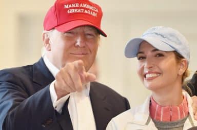 Donald Trump with a random woman