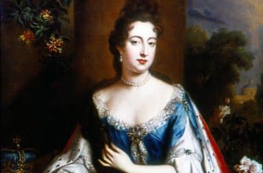 Painting of a young European queen