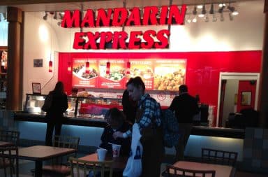 Chinese mall food - Mandarin Express