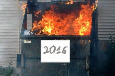 Dumpster fire 2016