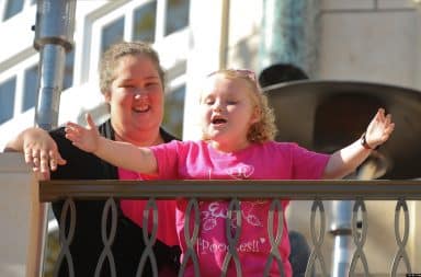 Honey Boo Boo at the White House balcony