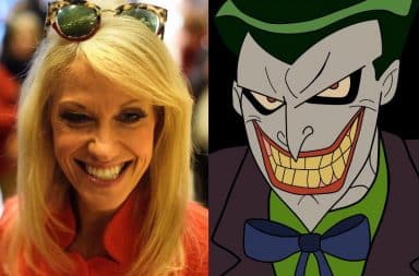 Kellyanne Conway and The Joker from Batman