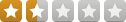 1 and a half stars Yelp rating icon