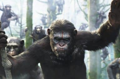 Mad ape in Planet of the Apes