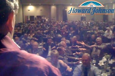 Hypnosis show at Howard Johnson hotel