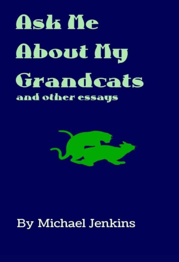 Ask Me About My Grandcats: And Other Essays by Michael Jenkins (book cover)