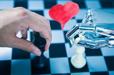 AI chess player love