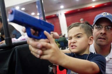 kids with guns a great idea from the NRA