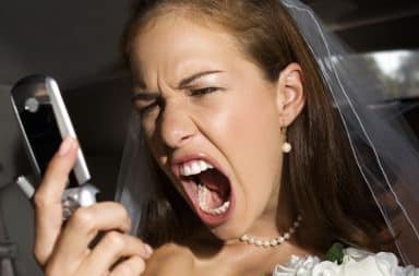 The bride is so angry!!