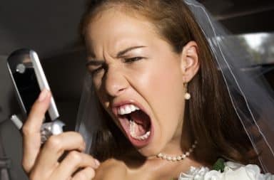 The bride is so angry!!