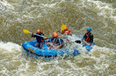 White water rafting guided tour