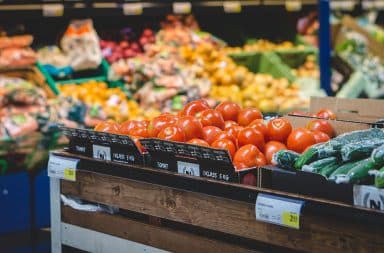 lots of food here at the grocery (food) store