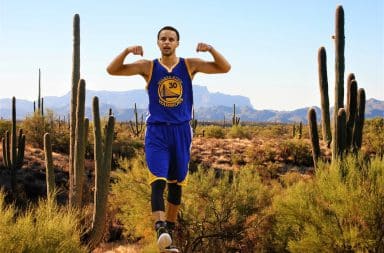 Golden State Warriors NBA cactus Steph Curry